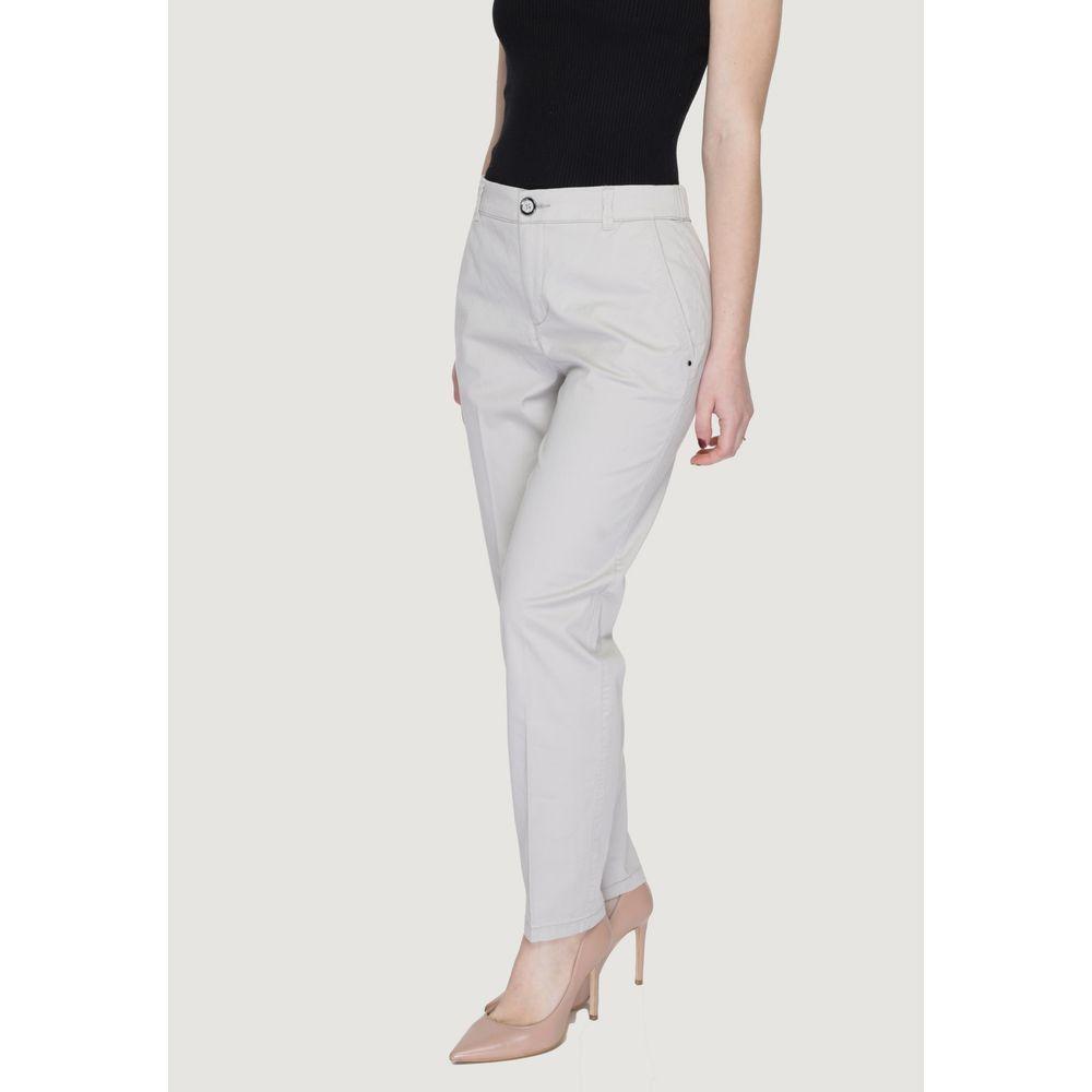 Street One Beige Cotton Pant ST-14200902507-W44 | L28