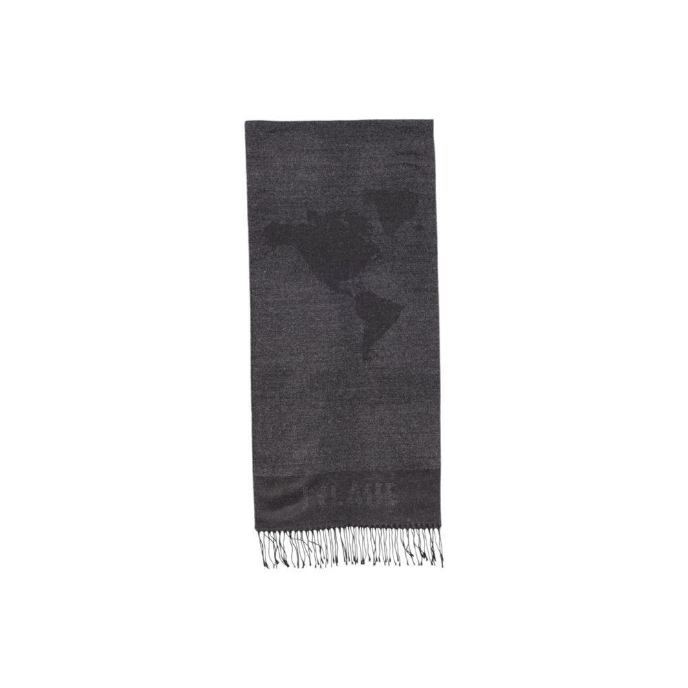 Alviero Martini Prima Classe Gray Viscose Scarf AL-14626500153-ONE SIZE