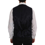 Dolce & Gabbana Black STAFF Wool Striped Vest SIG60358-1