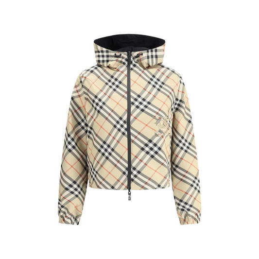 Burberry Brown Polyester Shell Jacket