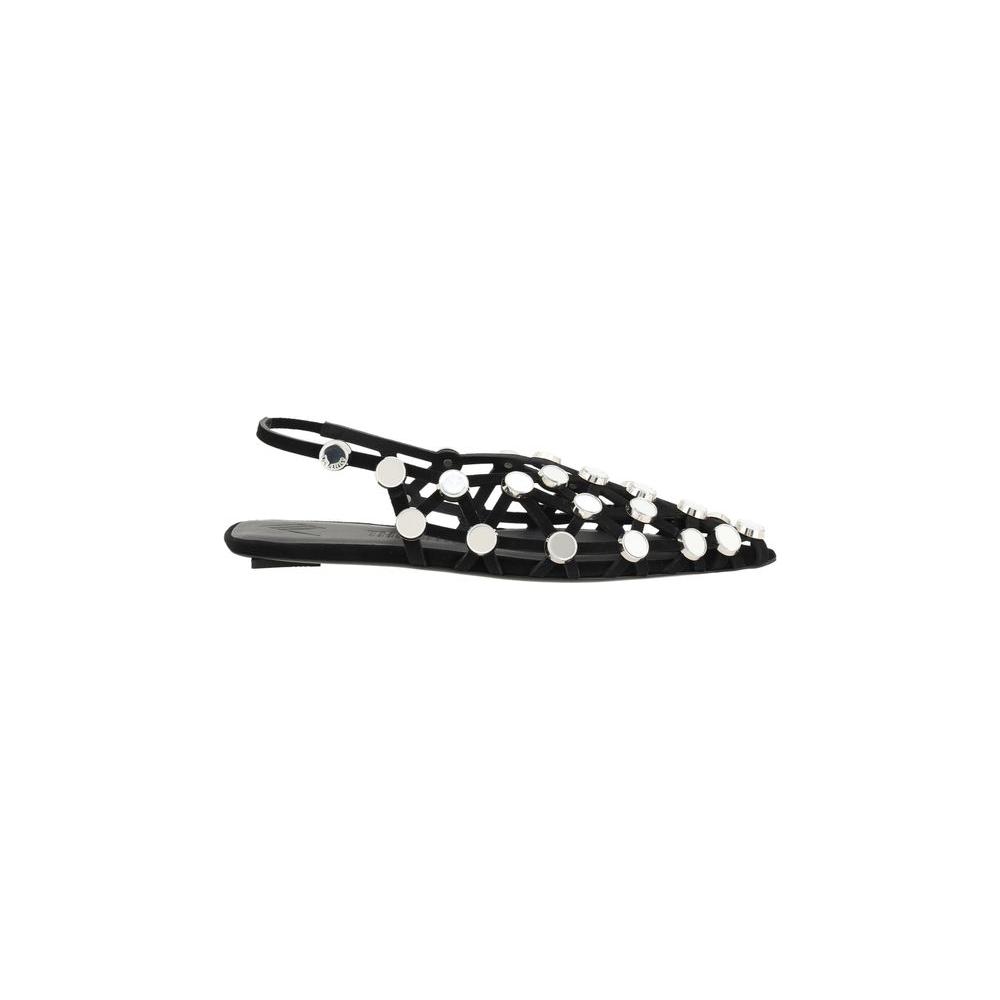 The Attico Grid Ballerinas