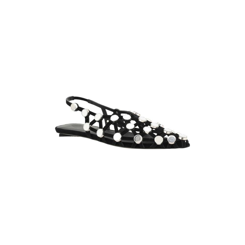 The Attico Grid Ballerinas
