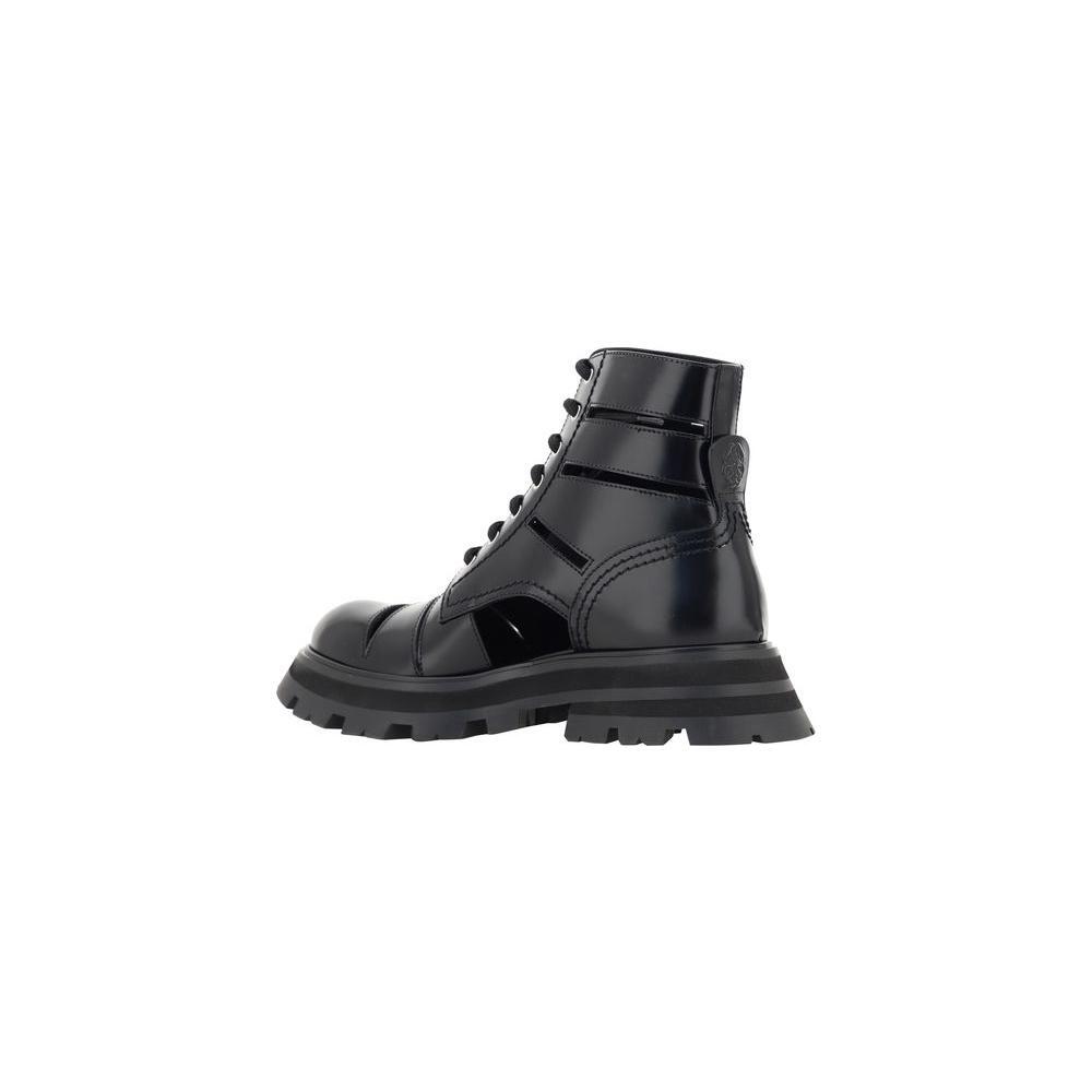 Alexander McQueen Wander Combat Boots AL-755644WIDU01000-EU36.5/US6.5