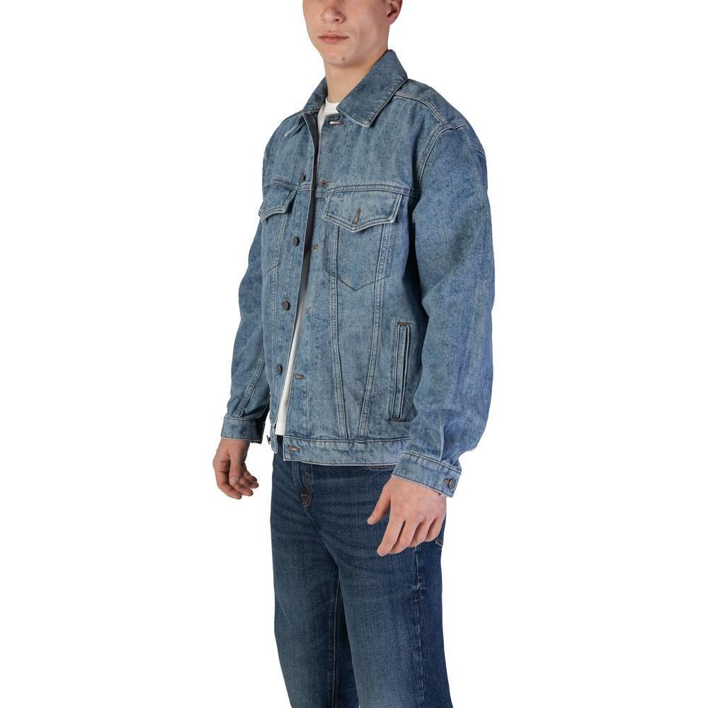 Hugo Boss Light Blue Cotton Jackets & Coat BO-15919600236-IT44 | S