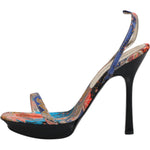 Dolce & Gabbana Multicolor Floral High Heels Sandals Shoes LA12243-39