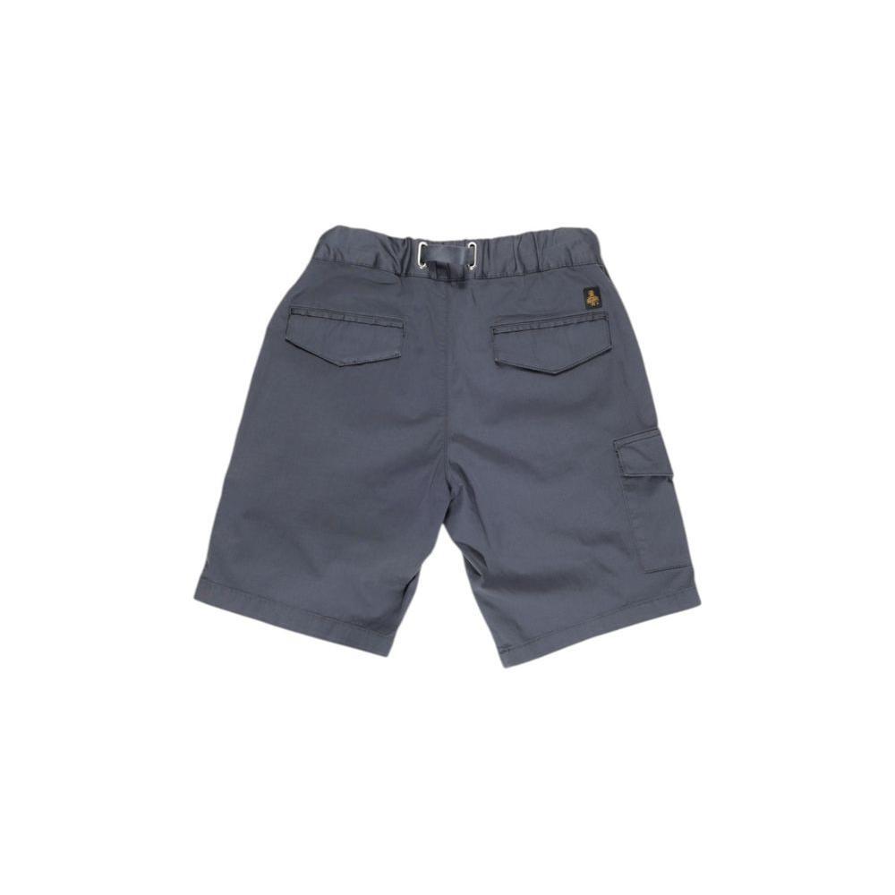 Refrigiwear Blue Cotton Bermuda Shorts