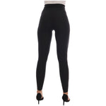 Dolce & Gabbana Gray Cashmere Ribbed Stretch Tights SCS723-3