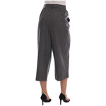 Dolce & Gabbana Gray Wool Capri Pants BYX1219-1