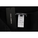 Dolce & Gabbana Black Stretch Pink Stripes Capri Pants BYX1221-1