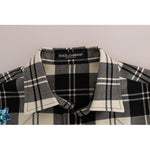 Dolce & Gabbana Black White Fairy Tale Crystal Shirt TSH1738-1