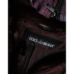 Dolce & Gabbana Purple Camouflage Hooded Men Blouson Jacket JKT4170-46