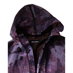 Dolce & Gabbana Purple Camouflage Hooded Men Blouson Jacket JKT4170-46