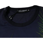 Dolce & Gabbana Blue Tree Print CrewNeck Short Sleeve T-shirt TSH87536-44