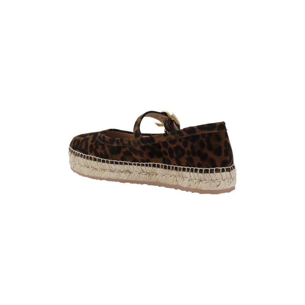 Gianvito Rossi Elda Espadrilles GI-G2236605GOMVLULEPALEOPARDPRI-EU36.5/US6.5