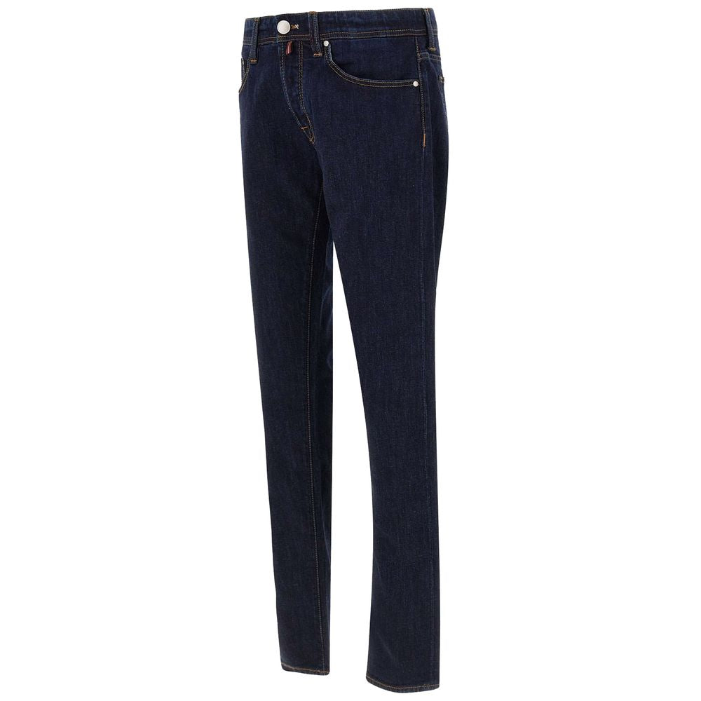 Tramarossa Blue Cotton Jeans & Pant TR-14414-W33