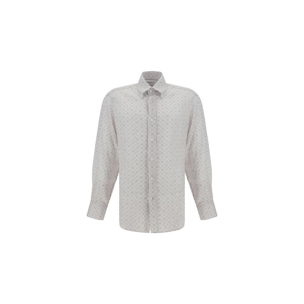 Brunello Cucinelli Linen Shirt BR-MM6901716C008-L