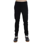 Dolce & Gabbana Black Gray Wool Casual Trousers Stripe Pants SIG30697-54