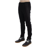 Dolce & Gabbana Black Gray Wool Casual Trousers Stripe Pants SIG30697-54
