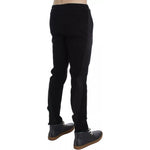 Dolce & Gabbana Black Gray Wool Casual Trousers Stripe Pants SIG30697-54