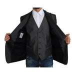 Dolce & Gabbana Gray MARTINI 2 Piece Vest Coat Blazer KOS1169-50