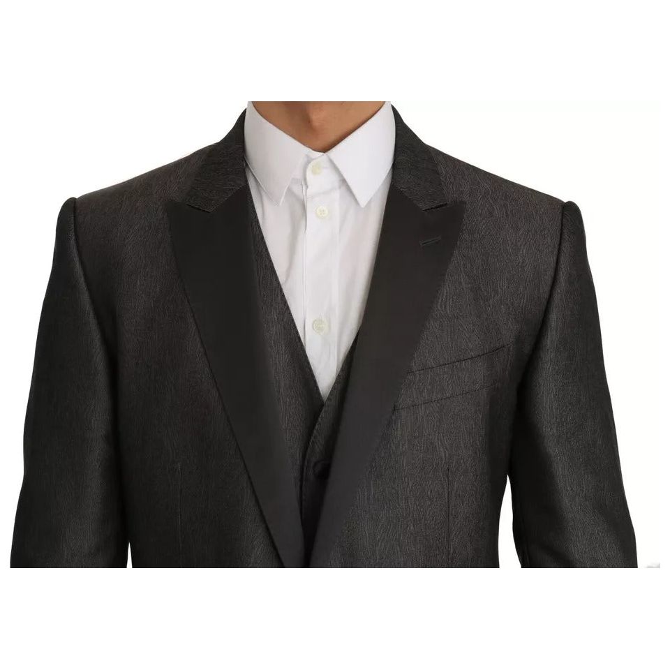 Dolce & Gabbana Gray MARTINI 2 Piece Vest Coat Blazer KOS1169-50
