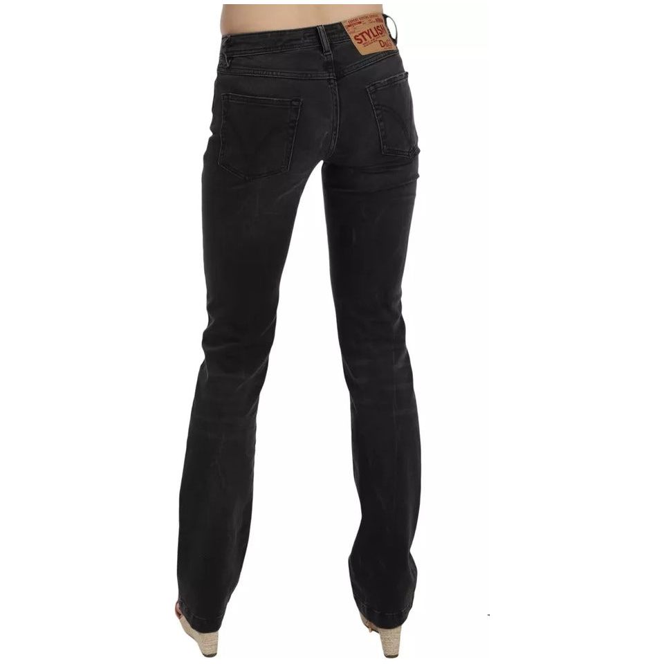 Dolce & Gabbana Black Slim Fit Cotton Jeans D&G Pants BYX1350-W25