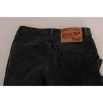 Dolce & Gabbana Black Slim Fit Cotton Jeans D&G Pants BYX1350-W25