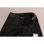 Dolce & Gabbana Black Slim Fit Cotton Jeans D&G Pants BYX1350-W25