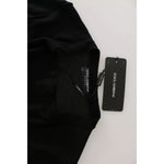 Dolce & Gabbana Black Virgin Wool Long Sleeve Top Blouse Top TSH4261-42