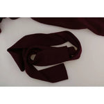 Dolce & Gabbana Bordeaux Cashmere Crown Cardigan Sweater TSH4034-48