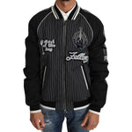 Dolce & Gabbana Black DD58 SG62 Sequined Beaded Jacket JKT2241-52