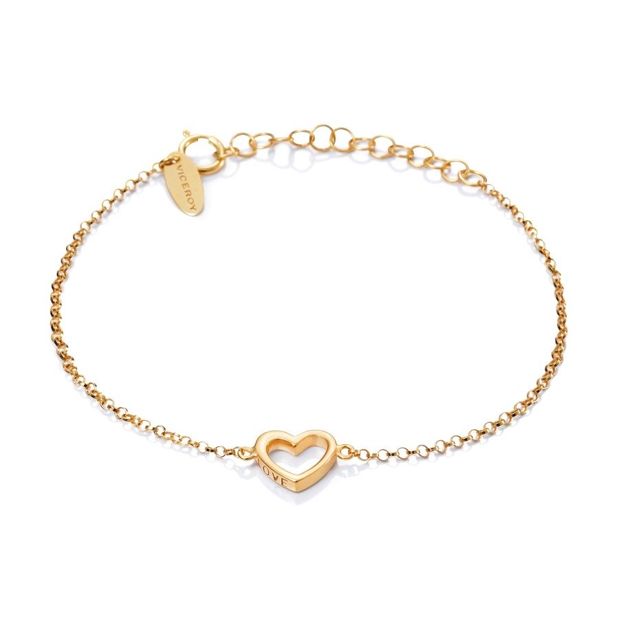 VICEROY JEWELS MODEL SAINT VALENTINE 2018 6006P100-07 elegant lady's bracelet with heart design in official packaging.
