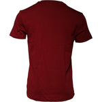Dolce & Gabbana Maroon Logo Crew Neck Short Sleeves T-shirt TSH86713-50