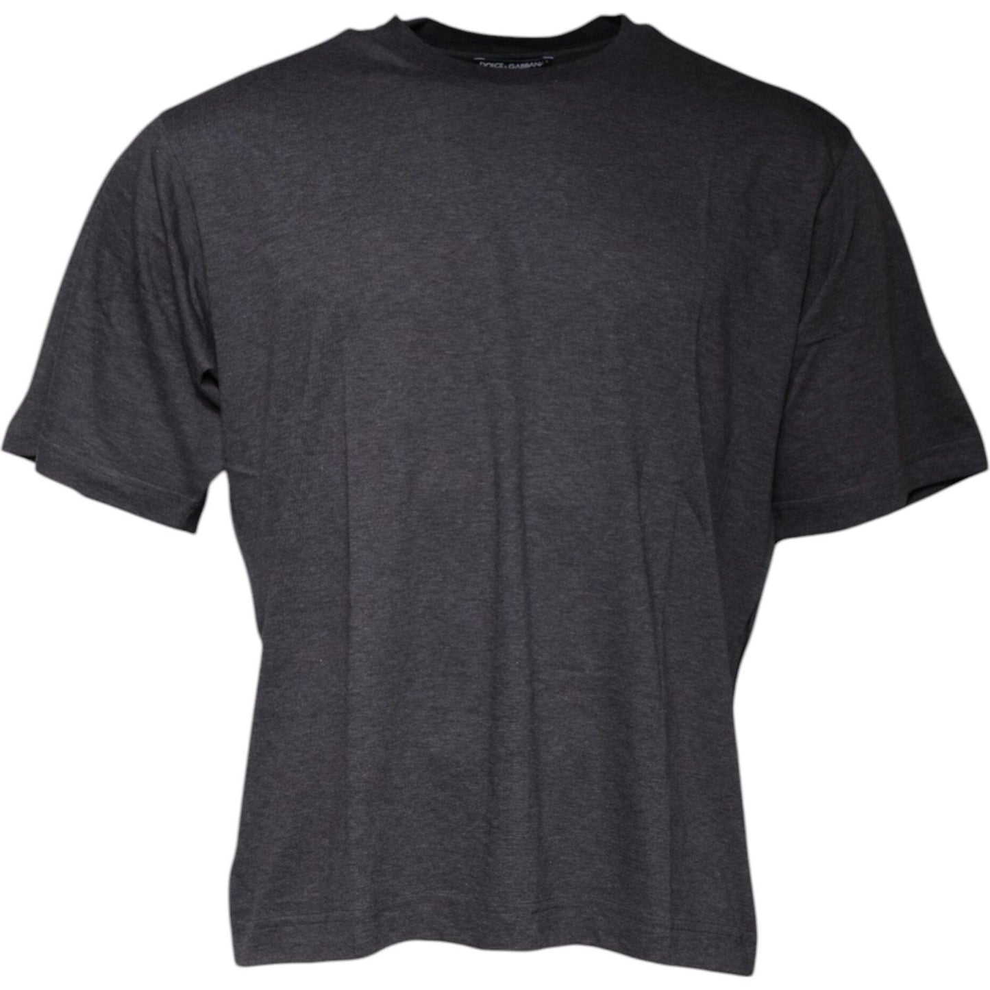 Dolce & Gabbana Dark Gray Crew Neck Short Sleeves T-shirt TSH86816-50