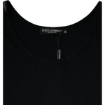 Dolce & Gabbana Black Cotton Sleeveless Round Neck Tank T-shirt TSH87445-50