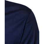 Dolce & Gabbana Navy Blue Cashmere V-neck Pullover Sweater TSH87485-48