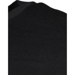 Dolce & Gabbana Black Cotton Crew Neck Short Sleeves T-shirt TSH87648-48