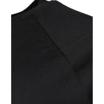 Dolce & Gabbana Black Logo Print Cotton Crew Neck T-shirt TSH87658-52