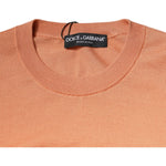 Dolce & Gabbana Beige Wool Crewneck Pullover Cropped Sweater TSH87662-48