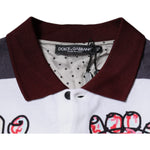 Dolce & Gabbana Multicolor Graphic Collared Polo T-shirt TSH87670-52