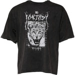 Dolce & Gabbana Gray Leopard Print Cotton Crew Neck T-shirt TSH87671-50