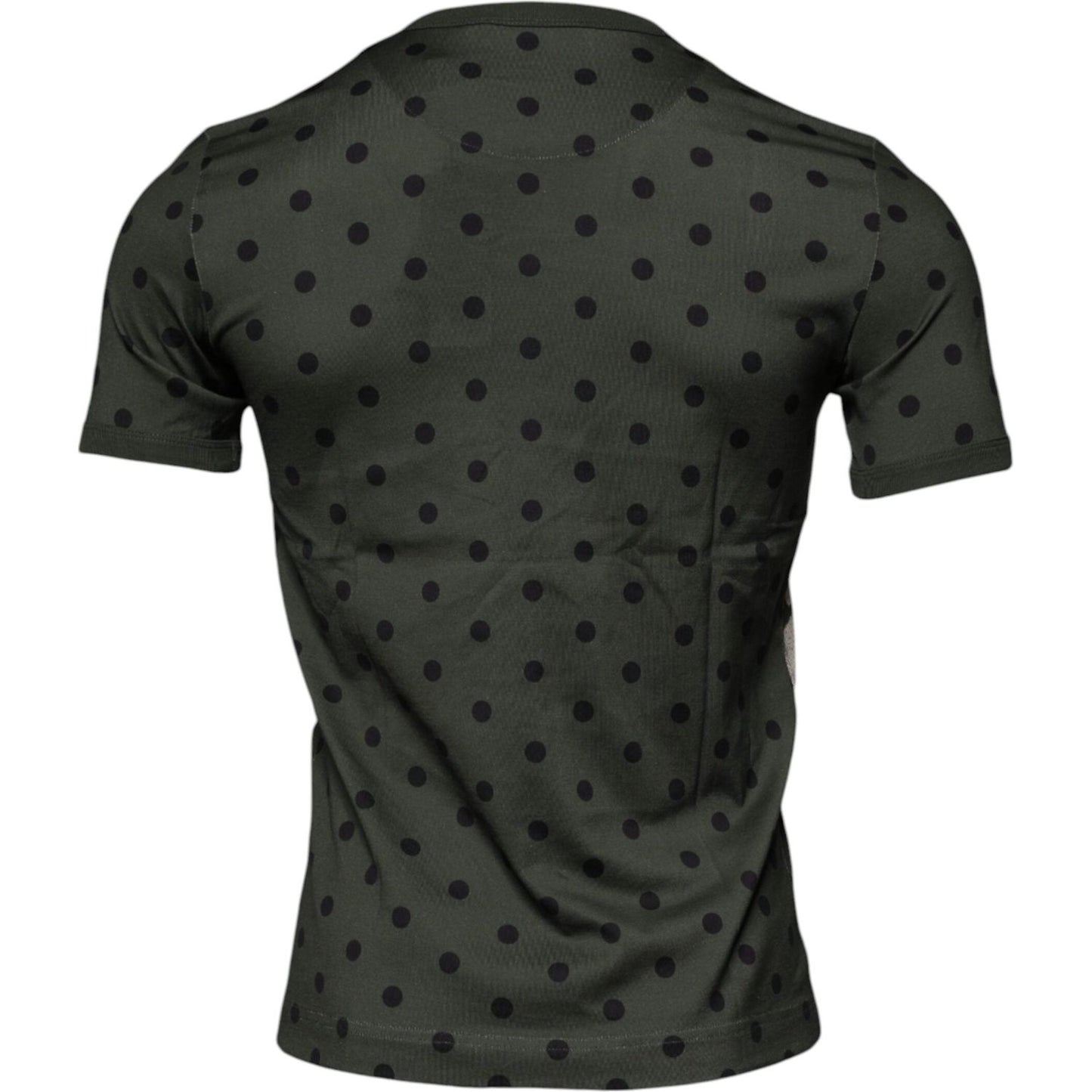 Dolce & Gabbana Gray Sicilia Cotton Crew Neck T-shirt TSH87675-46