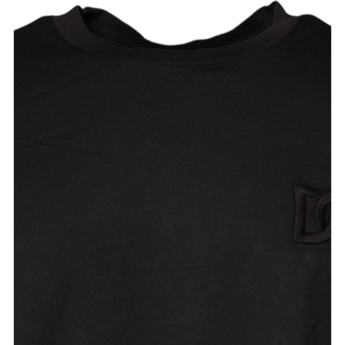 Dolce & Gabbana Black Logo Crew Neck Short Sleeves T-shirt TSH87684-58