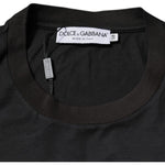 Dolce & Gabbana Black Logo Crew Neck Short Sleeves T-shirt TSH87684-58