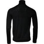 Dolce & Gabbana Black Cashmere Turtleneck Pullover Sweater TSH87786-48