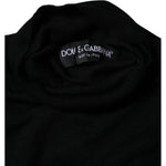Dolce & Gabbana Black Cashmere Turtleneck Pullover Sweater TSH87786-48