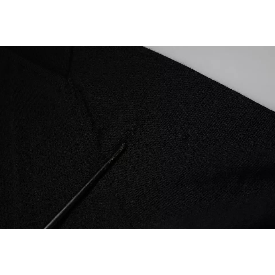 Dolce & Gabbana Black Cashmere Turtleneck Pullover Sweater TSH87786-48