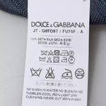Dolce & Gabbana Dark Gray Silk Crew Neck Pullover Sweater TSH87788-44