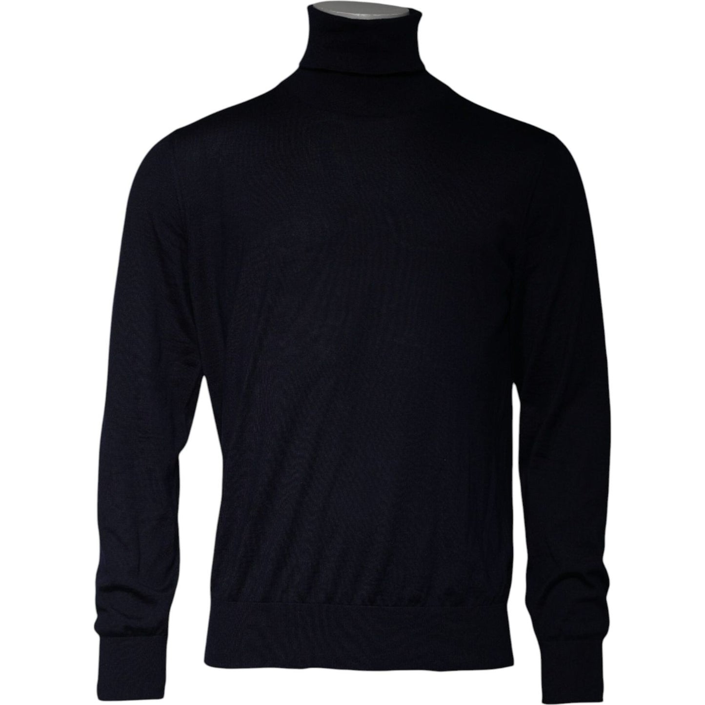 Dolce & Gabbana Blue Cashmere Turtleneck Pullover Sweater TSH87789-52