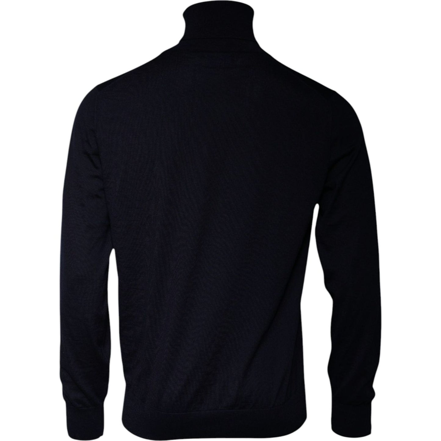 Dolce & Gabbana Blue Cashmere Turtleneck Pullover Sweater TSH87789-52